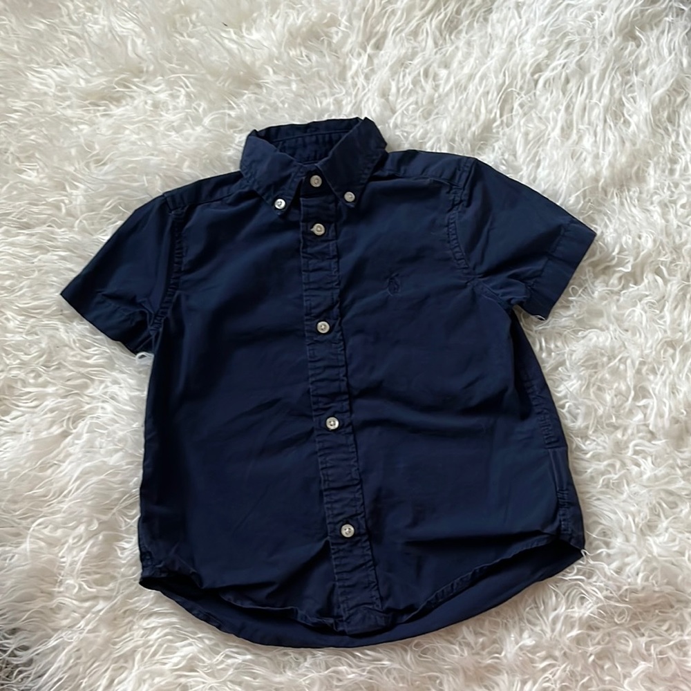 Toddler polo button up